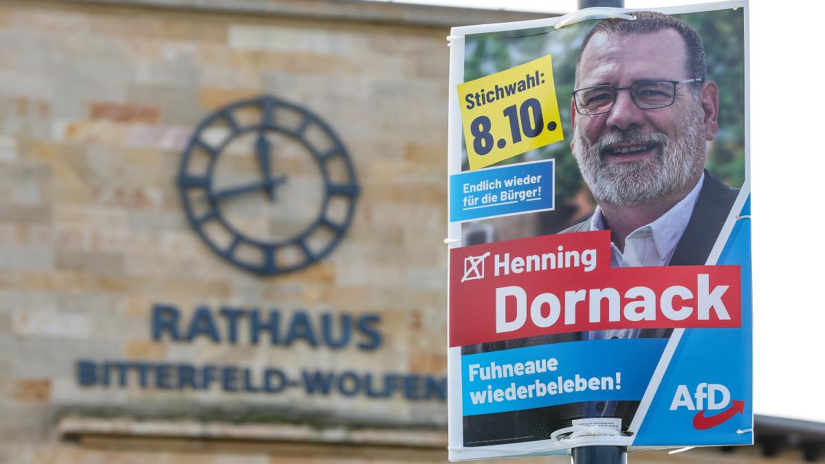 AfD-Kandidat scheitert in Bitterfeld-Wolfen bei Oberbürgermeisterwahl