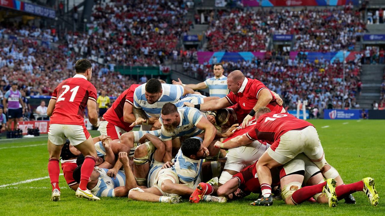 Rugby-WM in Frankreich: Argentinien nach Sieg über Wales im Halbfinale